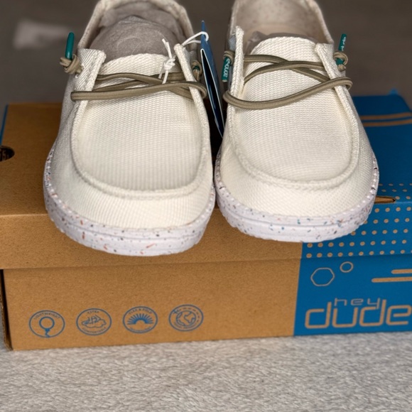 Hey Dude Wendy Youth “Disco White” – Size K13 – Brand New with Box! - Picture 6 of 10